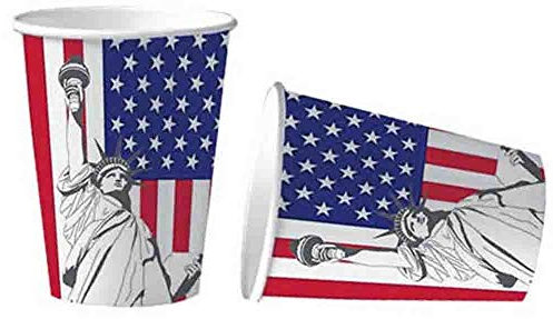 Pappbecher USA 10er Pack