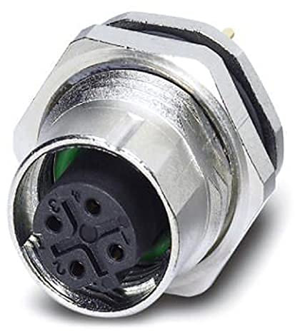 PHOENIX CONTACT SACC-DSI-FSD-4CON-L180/12 SCO Bus-System-Einbaubuchse, Ethernet, 4 Polig, M12 Speedcon, D Kodiert, 20 Stück