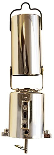 Netagon Battery Powered Motorfor Hanging on Hook Mirror Balls Wind Spinners and Wind Chimes Rotating Disco Balls Motor Party Events Discos Home Functions (Silver)