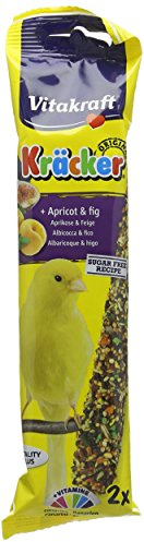 Vitakraft Canary Kracker Bird Food Apricot-Fig, Pack of 7