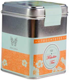 Dolcana Früchtetee Pflaume/Zimt, 1-er Pack (1 x 100 g Dose)
