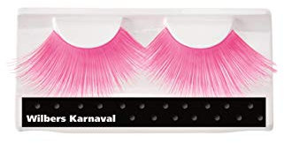 Künstliche Wimpern Neon-Pink jumbo