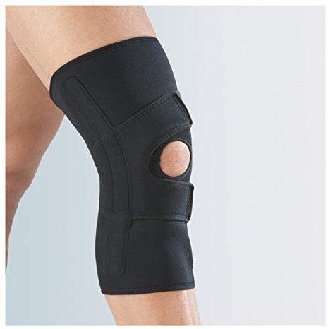 FGP - Ginocchiera con stabilizzatore laterale a J per rotula superiore - FILAMED® 501 - M, Destra