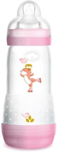 Biberon Easy Start/Anti-Colique Nature - 320ml - Blush - Tétine Débit 3 - X1