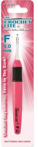 Cornerstone Crochet Lite Häkelhaken, Gr. F/4 mm, Rot