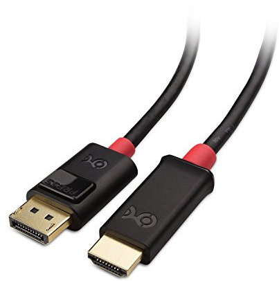 Cable Matters 4K DisplayPort to HDMI 4K Cable (4K DP to HDMI Cable) 1.8m