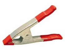 Metall Klemmen 150mm groß Montageklemme rot/metall