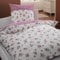 Dyckhoff 3071970600 Weichfrottier-Bettwäsche Vera 80 x 80 cm und 135 x 200 cm, beere, Lila