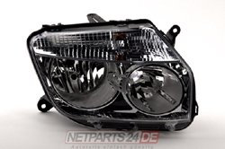 Johns Scheinwerfer H7/H1 rechts chrom Dacia Duster ab 04/10-