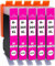 Supply Guy 5 Druckerpatronen kompatibel mit HP 364 XL HP364 CB324EE (Magenta)