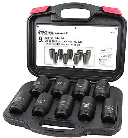 Alltrade 648991 Kit 61 Deluxe Achsmutter Stecknuss Werkzeugsatz