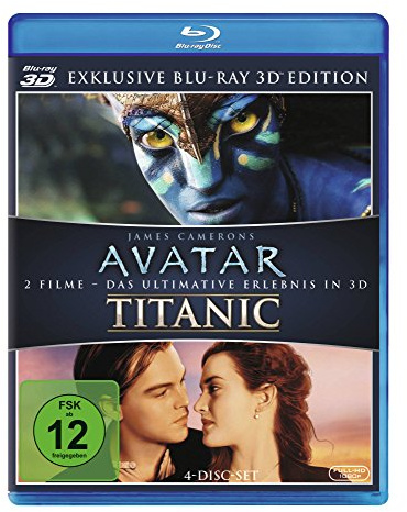 AVATAR/TITANIC (2-3D&2-BD)