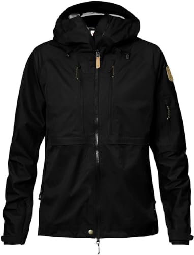 FJALLRAVEN Damen Keb Eco-Shell Jacket W Schwarz, XL