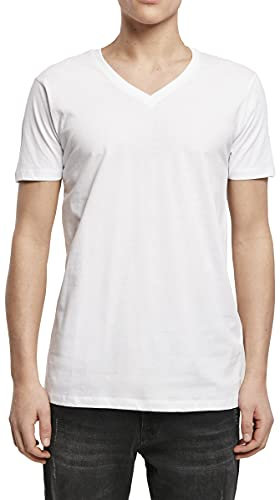 Build Your Brand Camisetas Hombres, Adulto, Blanco, XXL