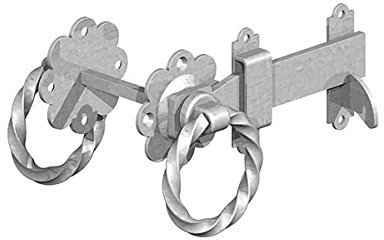 Gatemate 5241501 P36 Twisted Ring Gate Latches, Galvanised, 150 mm