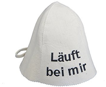 'Sombrero de sauna confunciona en mi bordado, gorro para sauna (Fieltro) 100% fieltro profesional