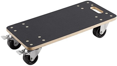 Metafranc Rodillo de transporte con capacidad de carga, placa serigrafiada, ruedas PA ruedas, ruedas para muebles con freno, ayuda de transporte para mudanzas, ruedas para muebles, transporte de