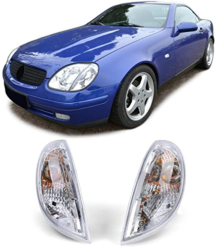 Klarglas Blinker Set mit Leuchtmittel für Mercedes SLK R170 1996-2004
