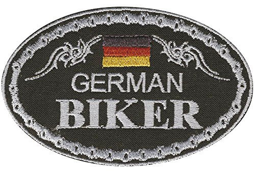 AUFNÄHER - German Biker - 04335 - Gr. ca. 9,5 x 6 cm - Patches Stick Applikation