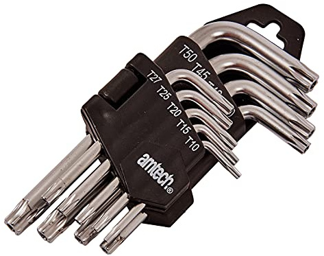 Am-Tech 9 piezas L Tipo Torx I9130 clave