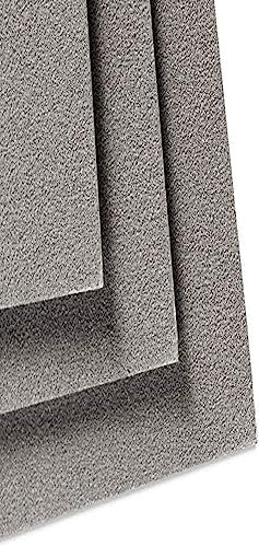 Clairefontaine 96019C Packung (mit 5 Zeichenbögen Pastelmat, 50 x 70 cm, 360 g, ideal für Trockentechniken und Pastell) dunkelgrau