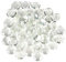 ARSUK 0.955Kg Decorative Round Clear Mixed Size Glass Pebbles/Nuggets.12-20mm