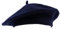 Hat To Socks Einfarbige Baskenmütze aus Wollgemisch für Damen und Herren (Marineblau)