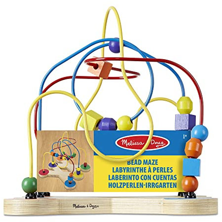 Melissa & Doug Classic Bead Maze (Wooden Educational Toy)