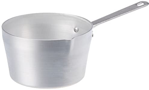 Ollas Agnelli cónico Cacerola con Boquilla, Aluminio BLTF, con Mango de Acero Inoxidable, Plata, 12 cm