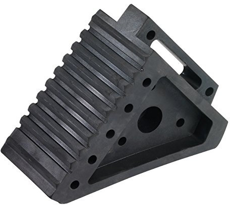 KS TOOLS 160.0383 - Cale Roue Caoutchouc PL - 200 x 150 x 100 mm Noir