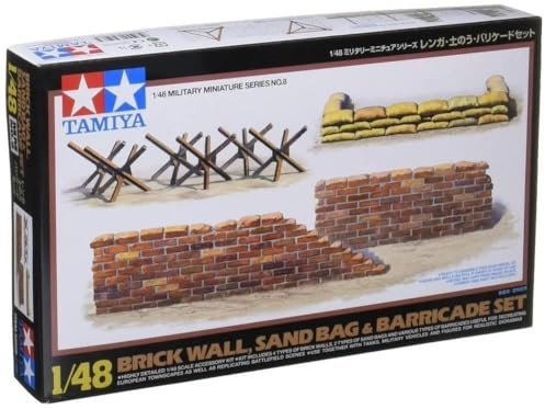 TAMIYA 300032508 WWII Diorama Set Walls and Sandbags 1:48
