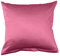 Lorena Uni Classic Mako-Satin Kissen Bezug einfarbig Baumwolle (pink, 80 cm x 80 cm)