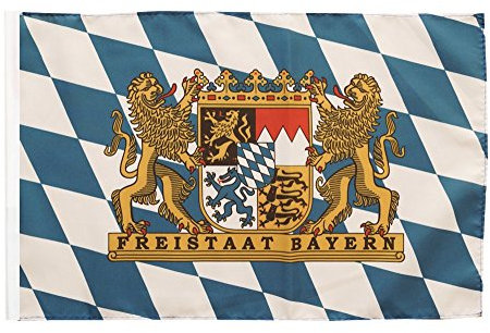 Flaggenfritze® Flagge Deutschland Bayern Freistaat - 30 x 45 cm