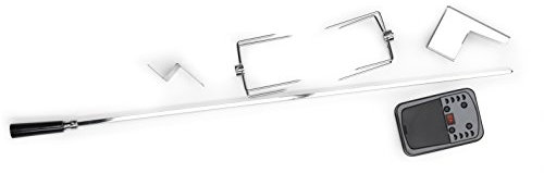 Barbecook Rôtissoire barbecue à gaz, broche 80cm, moteur et 2 fourches, acier, pour Spring, Impuls, Kaduva, Vanilla