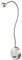 GLOBO Hochwertige LED Wandleuchte nickel matt, satiniert chrom 3W SERPENT 24109W