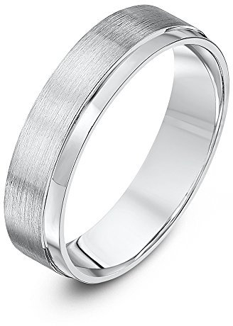 Theia Ehering Palladium 950 - massiv, matt und poliert, 5mm - Größe 63 (20.1)
