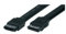 Tecline 2.0m eSATA Cable de SATA 2 m Negro - Cable SATA (2 m, SATA II, eSATA, eSATA, Male Connector/Male Connector, Negro)