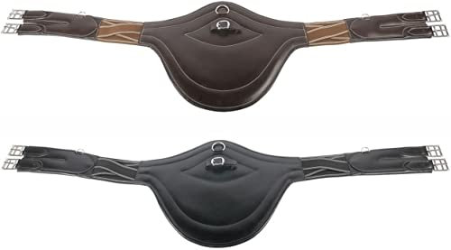 Harry's Horse Singel buikflap Deluxe, Farbe:schwarz, Größe:125cm