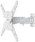 QualGear Premium Quality Contemporary Style Ultra Low Profile Full Motion Wall Mount for LED TV Upto 23-55-Inch - White