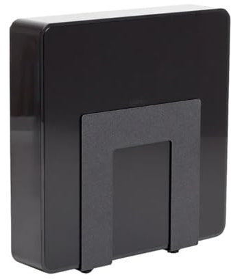 HIDEit Mounts Uni-SW VESA Mount - Black Steel Adjustable Small and Wide Device Wall Mount - Cable Box Wall Mount, Modem Mount, Router Mount + More - Behind TV Cable Box Mount