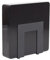 HIDEit Mounts Uni-SW VESA Mount - Black Steel Adjustable Small and Wide Device Wall Mount - Cable Box Wall Mount, Modem Mount, Router Mount + More - Behind TV Cable Box Mount