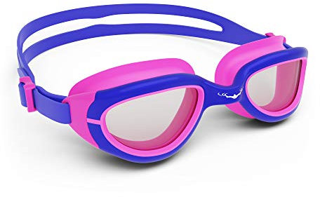 AqtivAqua JR Occhialini Nuoto Bambini Occhialini Piscina Bambina Bambino (Viola/Magenta)