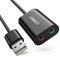 UGREEN USB-A To 3.5mm External Stereo Sound Adapter Black 15cm