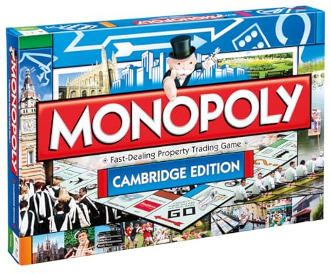 Winning Moves Cambridge Monopoly Board Game - Brettspiel für die ganze Familie ab 8 Jahren mit 2 Spielern