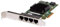 Intel I350-T4 - networking cards (Green, PC, 10/100/1000 Mbit/s, I350, Wired, 10/100/1000BaseT(X))