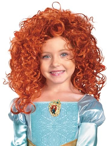 Disguise Costumes Brave Merida Wig, Red, One Size
