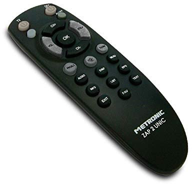 Metronic TCDE ZAP2 UNIC - Mando a distancia universal, color negro