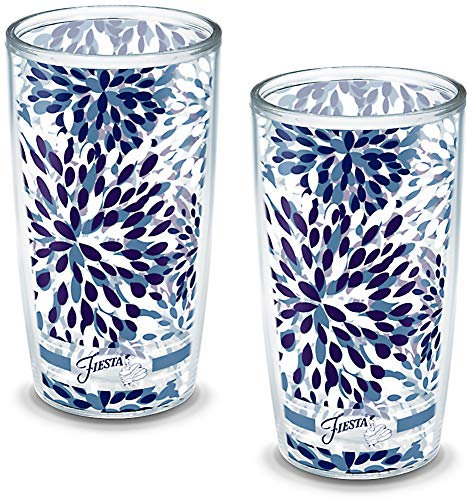 Tervis Fiesta Made in USA Doppelwandiger isolierter Trinkbecher, Kunststoff, Lapis Calypso