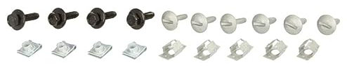 Mounting screws or clips for recessed mounting