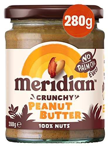 Meridian Natural Crunchy Peanut Butter, 280g